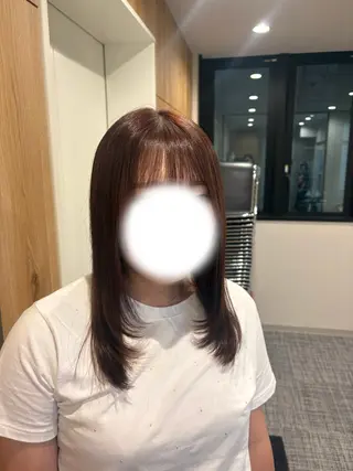 ミディアム Laffin. 喜永のヘアスタイル