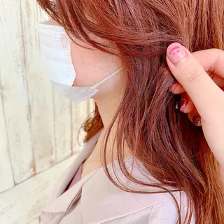 ミディアム カラー ヘアアレンジ JYUNESU表参道所属・韓国ヘア🇰🇷🎀 透明感カラーのヘアスタイル