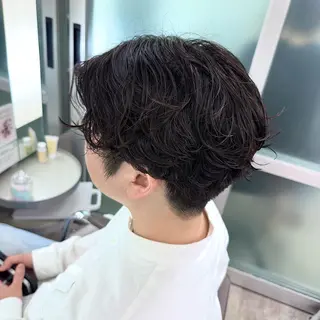 パーマ メンズ 🦖韓国風マッシュ/ メンズパーマ/羽根田のヘアスタイル