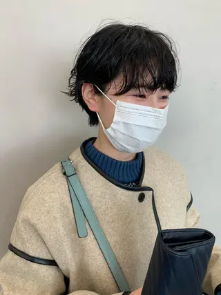 ショート パーマ パーマ/ボブ/ レイヤー/豊浦翔太のヘアスタイル