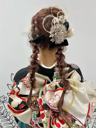 セミロング ヘアアレンジ ヘアアレンジ支持率 No.1🥇RIKOのヘアスタイル