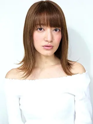 ミディアム カラー 🌿flencia 丸　和博🌿のヘアスタイル