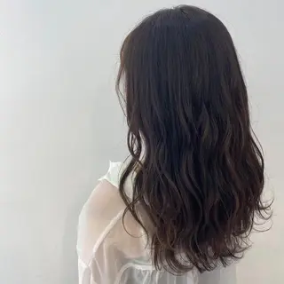 セミロング カラー Uni.所属・ㅤㅤㅤㅤㅤ chikaのヘアスタイル