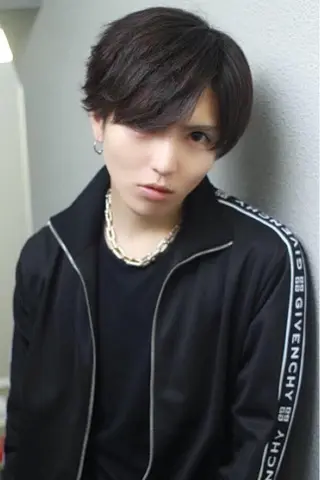 ショート カラー メンズ 曲がる縮毛矯正 髪質改善/西尾 幸樹のヘアスタイル