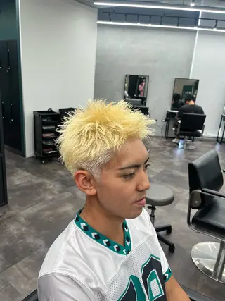 ショート カラー メンズ メンズ特化🔥　齋藤 航のヘアスタイル