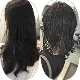 ミディアム 本田 卓也のヘアスタイル