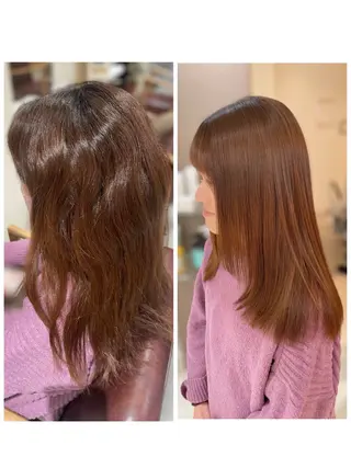 ロング パーマ celeste所属・KAI RIKAのヘアスタイル