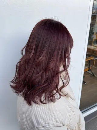 ミディアム luce.hair.design所属・加藤 菜々子のヘアスタイル