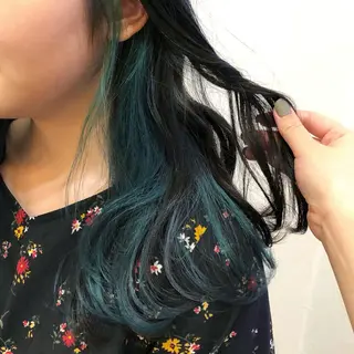 ロング カラー 伊藤ゆかり/髪質改善 /透明感カラーのヘアスタイル