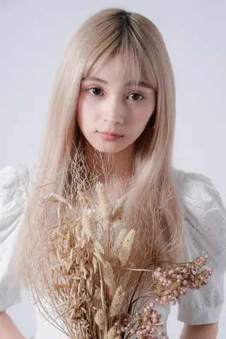 ロング カラー 【tejina】 ochiのヘアスタイル