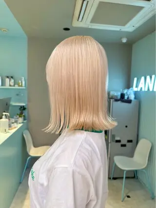 カラー ブリーチ/ハイトーン 💛SAKI‎💛のヘアスタイル