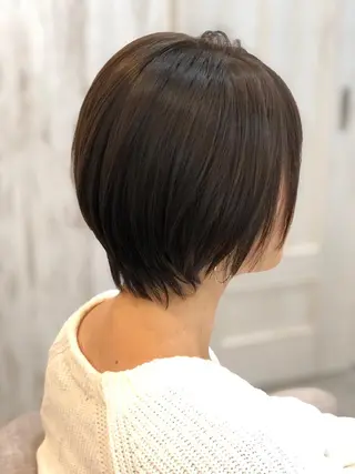 ショート カラー 縮毛矯正・髪質改善 人気No1🩶北島のヘアスタイル