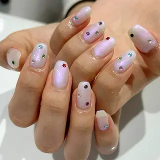 ネイル はあとねいる筑紫口店 Hitomiのネイルデザイン