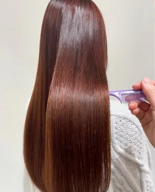 ロング 横浜/韓国風/ヘアメ /ユイナ🎀のヘアスタイル