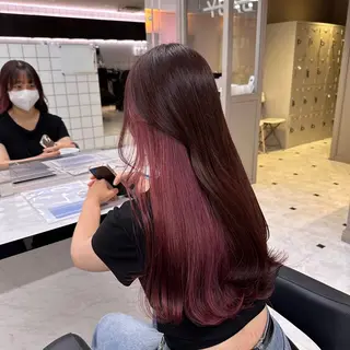 ロング カラー 透明感/艶髪/💖 トレンドスタイル💖のヘアスタイル