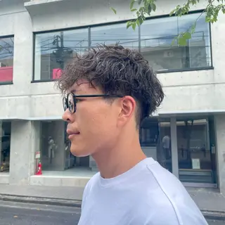 パーマ メンズ 西村 友佑のヘアスタイル