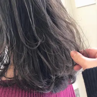 ミディアム カラー これた🧸ヘアメ職人 ♡髪質改善♡カラーのヘアスタイル