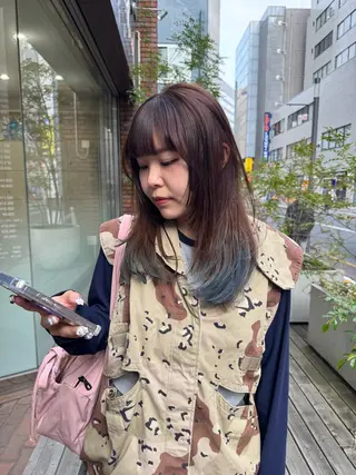 ミディアム カラー Seeknext // Rukaのヘアスタイル