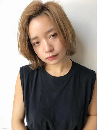 ミディアム カラー cofy by melt所属・🍎みついじゅん🍏 ボブ指名No.1のヘアスタイル