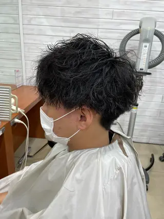 パーマ メンズ 縮毛矯正/髪質改善 /韓国風　山川春輝のヘアスタイル