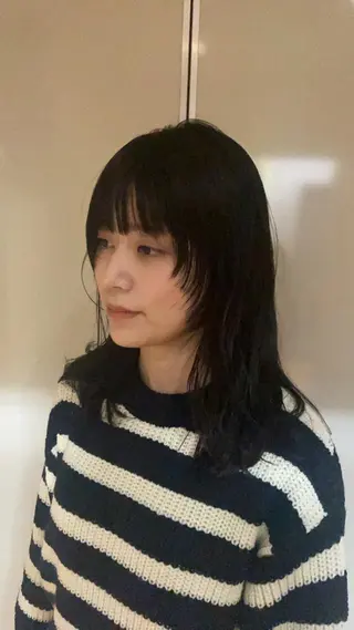 セミロング BURROW所属・松﨑 零央のヘアスタイル