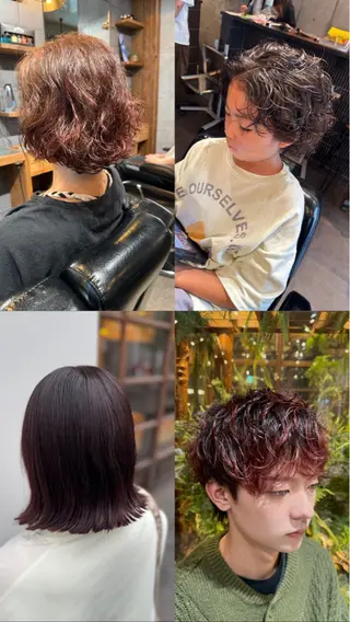 パーマ 小野聡一郎/デザイン カラー/縮毛矯正特化のヘアスタイル