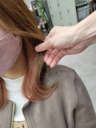 ミディアム カラー レイヤー/ショート /山田譲治✂️のヘアスタイル