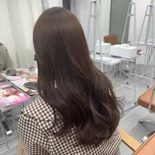 ロング カラー ヘアアレンジ ブリーチなしカラー /ベージュ/安形翔のヘアスタイル