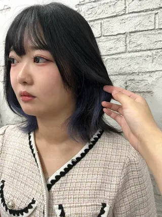 ミディアム カラー ブリーチカラー✨🦋 TOMOKO🦋✨のヘアスタイル