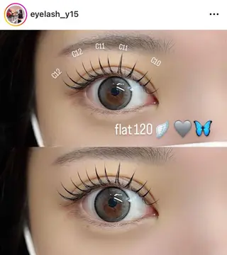 マツエク・マツパ 心斎橋🤍韓国.美眉 パリジェンヌ R..のマツエク・マツパデザイン