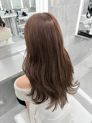 ロング カラー 韓国風レイヤー/ 島原　由璃のヘアスタイル