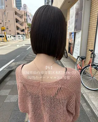 ショート W所属・小林 朋花のヘアスタイル