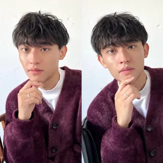 パーマ メンズ ツイストスパイラル/ メンズパーマ/ハルキのヘアスタイル