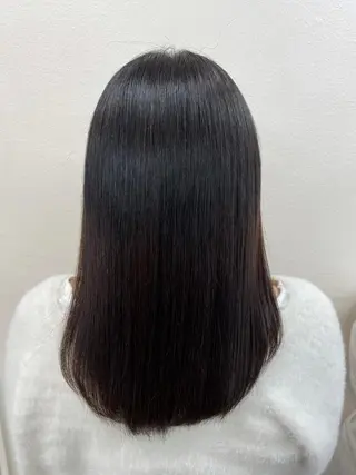 セミロング カラー 乾かすだけで美髪✨ 髪質改善専門/鈴木遼のヘアスタイル