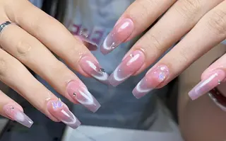 ネイル By moonネイル 🌷ワンホン/韓国風のネイルデザイン