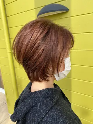 ショート カラー パーマ 🌼大人美人ショート 佐藤慎哉🌼のヘアスタイル