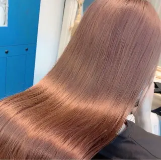 ロング カラー 縮毛矯正/美髪カラー 松田空優哉のヘアスタイル