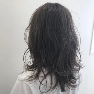 ミディアム カラー 店長 大方康暉のヘアスタイル