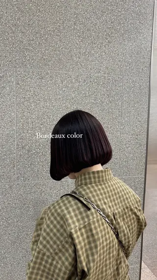 ミディアム カラー 家村 瑠依のヘアスタイル