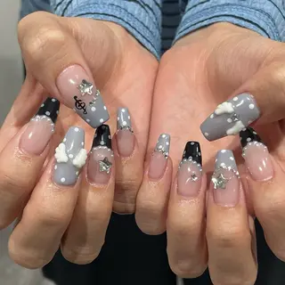 ネイル IROHA NAIL Kurumi🪽🫧のネイルデザイン