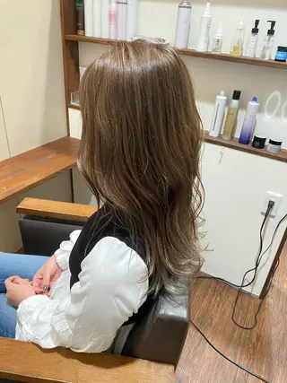 セミロング LandS barber &beauty所属・髪質改善特化 長澤友哉のヘアスタイル