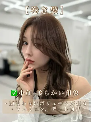 ロング カラー 顔まわりの神様✨ 透明感カラー藤嶋秀幸のヘアスタイル