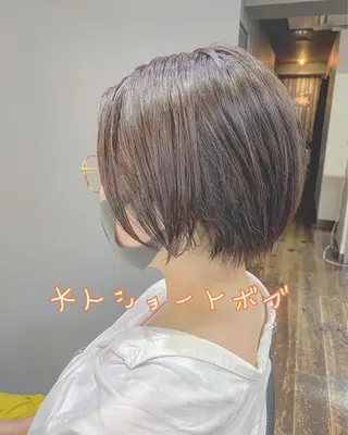 ショート カラー ヘアアレンジ ✨前田 優・2拠点✨ ✨恵比寿・札幌店✨のヘアスタイル