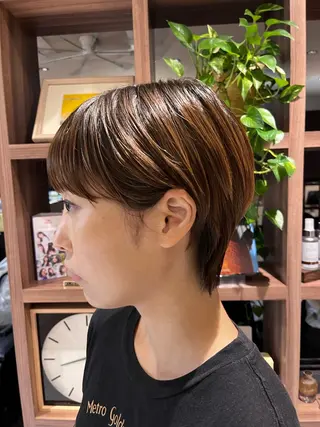 ショート dogstar小林諒 レイヤー/パーマのヘアスタイル