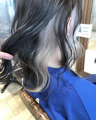 セミロング カラー メンズパーマ/ スパイキー/神田正紀のヘアスタイル