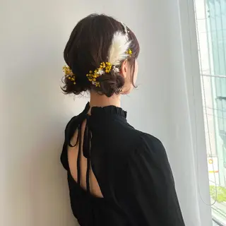 セミロング カラー hibiki/セット /透明感カラーのヘアスタイル