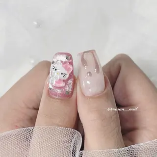 ネイル 𝓇𝒶𝓃𝒶𝓃 𝓃𝒶𝒾𝓁のネイルデザイン