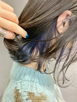 ミディアム カラー ヘアアレンジ 指名支持率NO.1 スタイリストのヘアスタイル