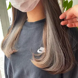セミロング カラー 【店長】インナー指名 No.1戸塚優思のヘアスタイル