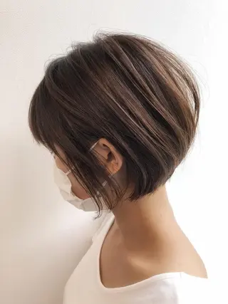 ショート カラー biscohair 髪にドラマを。のヘアスタイル